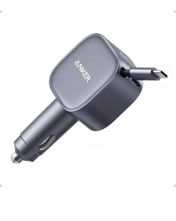 شارژر فندکی انکر مدل A2738 توان ۷۵ وات با دو پورت USB